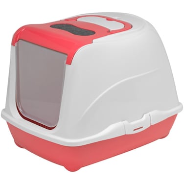 Moderna Flip Cat-Litter Jumbo-57.8 X 43.9 X 41.5 Cm-Spicy Coral