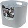 Moderna Lotus Cat Litter Box 54.4 X 43.9 X 40.5 Cm-Titanium Grey