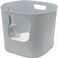 Moderna Lotus Cat Litter Box 54.4 X 43.9 X 40.5 Cm-Titanium Grey