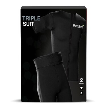 Optitect&nbsp;Triple Suit, 3 XL, Black