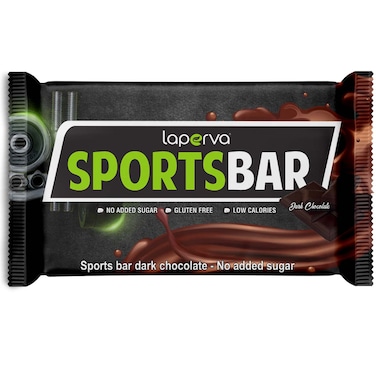 Laperva Sports Bar 85 Gm, Dark Chocolate, 1 Bar
