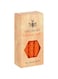 Blessed Bee Majestic Orange Beeswax Spell Candles - 11cm x 5.5cm (Pack of 6) - Long-Lasting &amp; Vibrant Decor, Magical Ambience &ndash; Perfect for Home &amp; Office