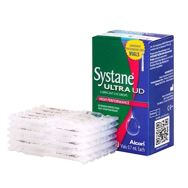 قطرات مرطبة للعين من سيستان ألترا يو دي، 0.7 مل، 30 قطرة