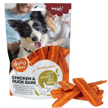 Duvo+ Chicken &amp; Duck Dog Bars 100g &ndash; 9 Chewy Snacks