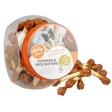 Duvo+ Dog Treats 400g &ndash; Meat! Chicken &amp; Rice Batons