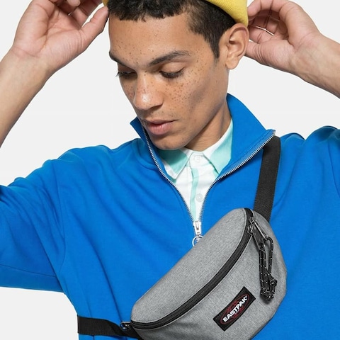 Eastpak Springer Waist Bag, Grey, One Size