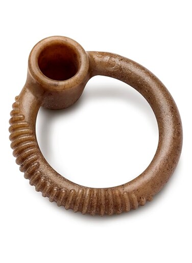 Benebone Ring Dog Toy Bacon Flavor, Large Size, Dog Chew Toy