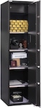Rubik X-Large Safe Box 1.6 Meter Tall, Digital Keypad and Key Lock, Security Locker for Money Files folder Documents Jewelry Home Office (160x40x50cm) RB160EG Black
