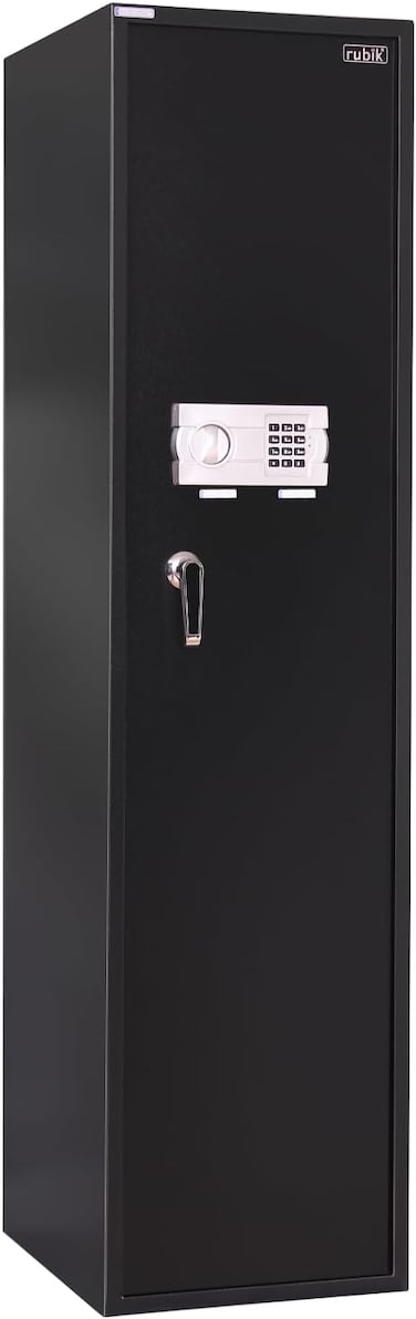 Rubik X-Large Safe Box 1.6 Meter Tall, Digital Keypad and Key Lock, Security Locker for Money Files folder Documents Jewelry Home Office (160x40x50cm) RB160EG Black
