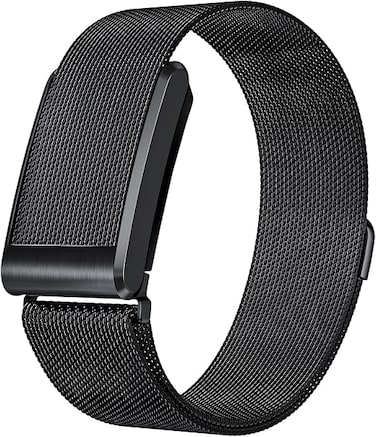 WHOOP 5.0, One, Peak, and Life Milanese Stainless Steel Band Compatible   Lightweight Magnetic Breathable &amp; Fully Adjustable Wristband (Charging Requires Removal)