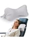 Neck &amp; Cervical Pillows, Dog Bone Shaped Neck Pillow with Fixed Rope &amp; Have Loops on End, for Chiropractic Lumbar Spine, for Car Bus Truck Driving Travel Comfort Head Rest Support