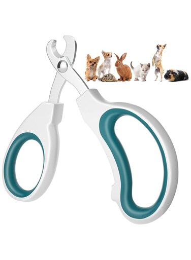 Cat Nail Clipper, Claw Trimmer Made of Stainless Steel, Clean Cut, No Shred, Mirror Finish. Small Animal Nail Clippers for Cats, Kittens, Bunny, Puppy, Rabbit, Gatos, and More