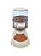DAYONG Automatic Dog Cat Feeder, Dog Feeder Dispenser for Large Dogs, 3.75L Gallon Gravity Pet Feeding Station Dispenser for Small Medium Large Pet Puppy Kitten Rabbit Bunny (Grey)