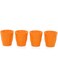 Home Unbreakable Cups and Tumblers 4pk Saffron, Cup 175ml (5oz) - 6.0 x 2.75CM