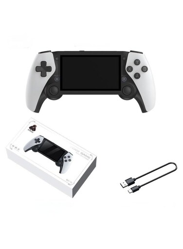 Portable Retro Gaming Console with Built-In Games and HDMI Output