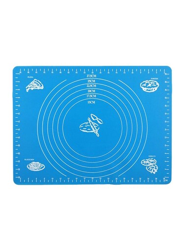 Baking Tool Pastry Roll Mat Blue/White 38x28cm