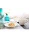 luxury gold-edged European-style ceramic tea cup, coffee cup, saucer and spoon set 3-piece set suitable for afternoon tea - white