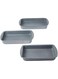 Dessini 3-Pieces Granite Square Pan Set Grey Square Pan 1 (33x22), Square Pan 2 (35x25), Square Pan 3 (38x28) cm