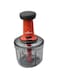 Timber Kitchen Push Chopper Manual Food Processor Vegetable Food Chopper for Chopping Blending Salad Spinning Drying, Upgraded One-Hand Press -850 ml