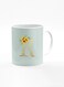 Designer Printed Coffee Mug 11oz Ceramic Personalised Gift Mugs Cup Custom Monogram Initial Letter Mandala Floral Pattern Alphabet R (Light Green)