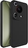Soft TPU Slim Fit Matte Black Mobile Phone Case for Huawei Pura 70 Ultra, Flexible