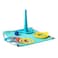 Quut Beach Set Triplet &ndash; 3-Piece Sand &amp; Beach Play Set (Shovel/Rake/Sifter, Toss Game &amp; Sand Shaper) with Beach Bag &mdash; Fun Outdoor Toy for Kids (Beach, Garden &amp; Sandbox)