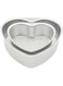 THE WHITE SHOP Aluminum Heart Shaped Cake Pan Set DIY Baking Tool with Removable Bottom,DIY Baking Tool (Size : 2PCS)