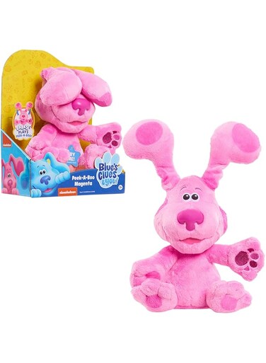 Blue'S Clues &amp; You! Peek A Boo Plush Magenta 10 Inches