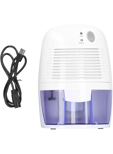 Velaurs Air Dehumidifier, Silent Dehumidification Energy Saving and Power Saving Mini Dehumidifier One Key Adjusting for Home for Office