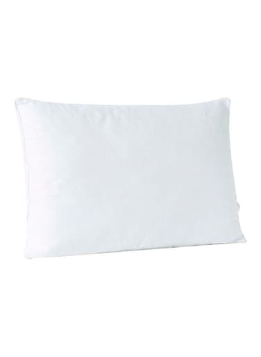 Box Cozy Medium Support Pillow Cotton White 50x75cm