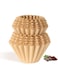 100 Count Unbleached Coffee Filters, 4-5 Cup Natural Basket Coffee Filter Paper for 5 Cup Coffee Maker, Small Coffee Travel Brewer, Single Serve Coffee Pot