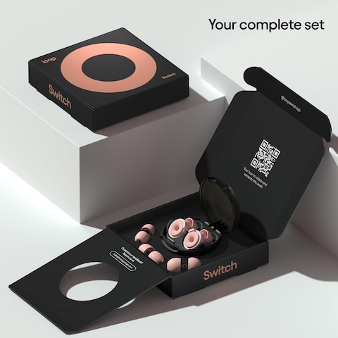 Loop Switch Earplugs &ndash; Multi-Mode Noise-Reducing Earplugs   Adjustable Passive Hearing Protection for Focus, Travel, Concerts, Socializing, Sports Events &amp; Noise Sensitivity   Reusable Ear Protection
