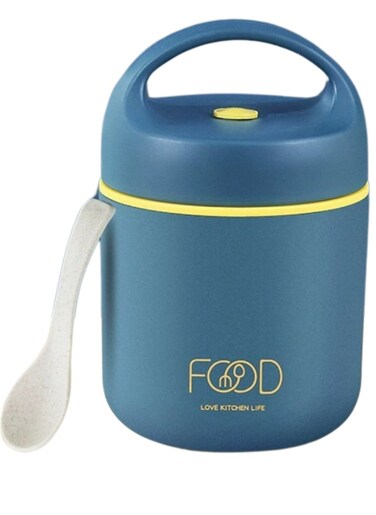 Food Jar, 460 ML/15.5 OZ, Stainless Steel Soup Container, Thermal Insulated, Food Storaged container Travel Flask for kids and Adults With Spoon