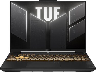 ASUS TUF F16 Gaming Laptop, 16&rdquo; FHD+ 144Hz IPS Display, Intel&reg; Core 5 210H, NVIDIA GeForce RTX 4050, 16GB DDR5, 1TB PCIe Gen4 SSD, Windows 11, Eng KB, Mecha Gray