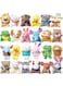 YLMKDE Toy 24 Pack Mini Animal Plush Toy Assortment,Party Favors Goodie Bag Stuffers, Bulk Toys for Classroom Prizes Birthdays Gift Boys and Girls,Filler for Boys Girls Child Kid(Randow Animal)