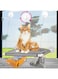S2C Cat Window Bed, Perch Window Seat Suction Cups Space-Saving Cat Hammock Pet Resting Seat Safety Cat Shelves - Offering 360-degree Sunbathing for Cats up to 22 kgs (WITHOUT CUSHION)