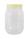 Multipurpose Plastic Container Clear/Yellow 3Liters