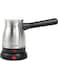 Sonashi Turkish Coffee Maker with 800ml Jar - 360-Degree Cordless Base with Removable Handle   Auto Shut Off Feature STCM-4972
