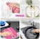 Kitchen Dish Cloths, 100% Cotton Kitchen Hand Towel, Quick Drying Highly Absorbent Tea Towel 12 Pack, Reusable Dish Cleaning Cloth, 8.5 x 8.5 Inches, Multicolor, Random Match