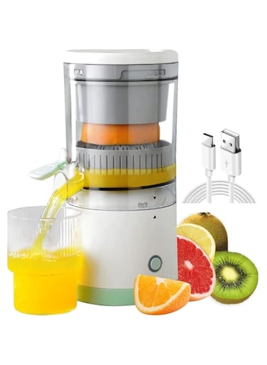AWH Doyelex&trade; Wireless Citrus Juicer, Rechargeable Citrus Juicer Blender with USB Charging for Orange, Mosambi, Electric Fruit Juicer Machine for Travel and Kitchen Purpose (Multi)