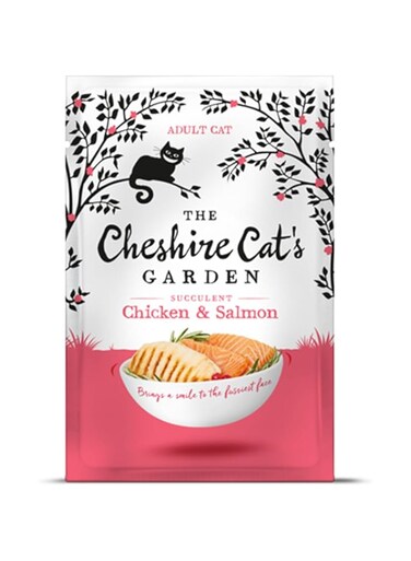 The Cheshire Cat's Garden Chicken &amp; Salmon Wet Cat Food - 85G