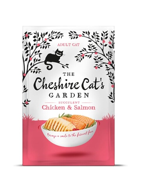 The Cheshire Cat&#39;s Garden Chicken &amp; Salmon Wet Cat Food - 85G
