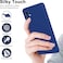 Liquid Silicone Back Cover Case for Samsung Galaxy A07 5G,  Soft Micro-Fibre Lining Inside  Camera Protection Bump   Shockproof Back Cover Case for Samsung A07 5G (Blue)