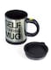 Automatic Stainless Steel Coffee Mixing Blender Self Stirring Mug (Plastic Interior) (Multicolor)