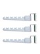 Back to School, The Door Hanger, Decorative Organizer hooks for Clothes, Coat, Hat, belt, Towels, 5 Slots, Holds up to 10 Garments Each, for Home or Office Use, White