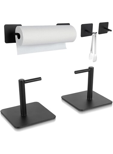 KASTWAVE Magnetic Paper Towel Holder for Easy Mounting in Kitchen, Garage, Grill and More