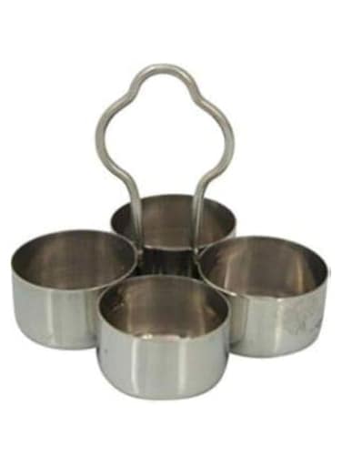 Garden Of Arts Stainless Steel Chopda for Kumkum Roli Chandan Chawal Akshat Tilak Pooja Hawan chopda Chopra Home Decor Gift