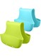 FineGood 2 Pack Sponge Holder for Kitchen Sink, Sink Sponge Holder Saddle Sinke Caddy Soap Holder for Kitchen Bathroom Plastic Basket - Blue, Green