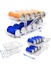 Azonee Refrigerator Soda Can Dispenser, Adjustable Width Rolling Soda Can Organizer, Stackable Refrigerator Beverage Organizer, Suitable for Refrigerator, Pantry, Kitchen, Cabinet