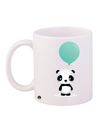 Panda Printed Coffee Mug White/Black/Blue